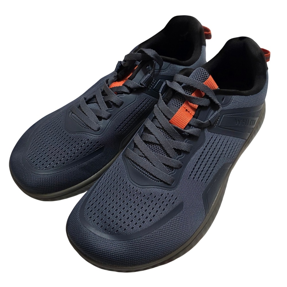 WHITIN Men Size 10.5 Barefoot Running Shoes Blue Minimalist Zero Drop Sneakers